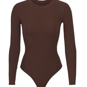 SKIMS long sleeve crewneck bodysuit
